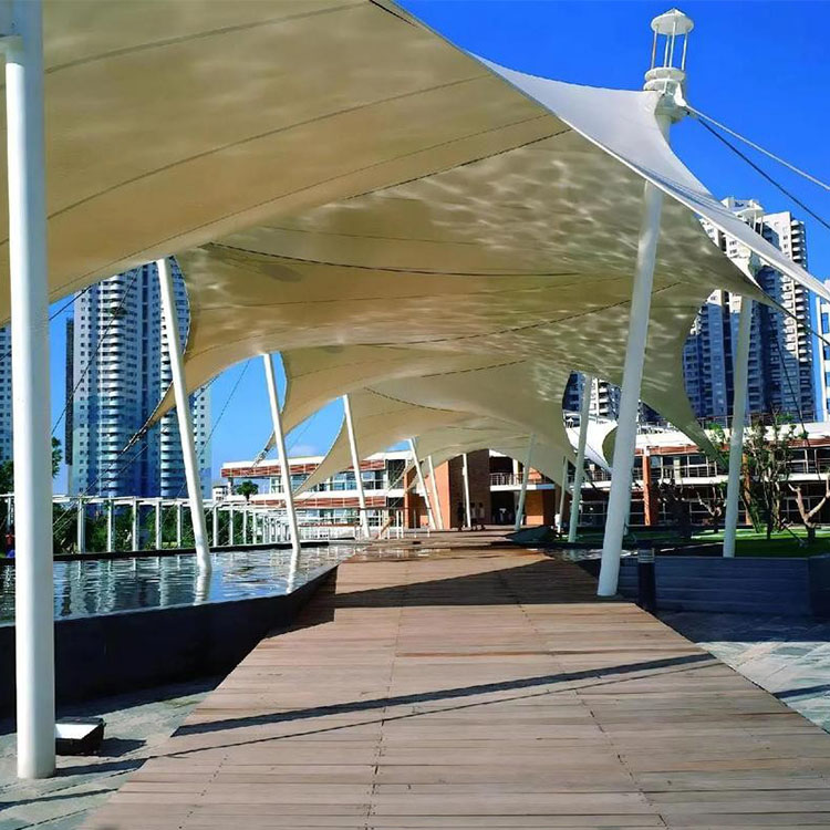 满洲里市膜结构景观棚