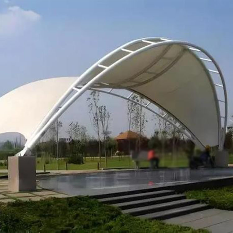 满洲里市膜结构景观棚