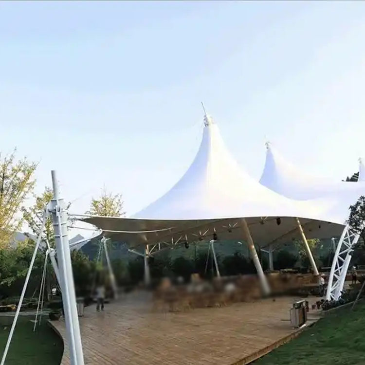 满洲里市膜结构景观棚