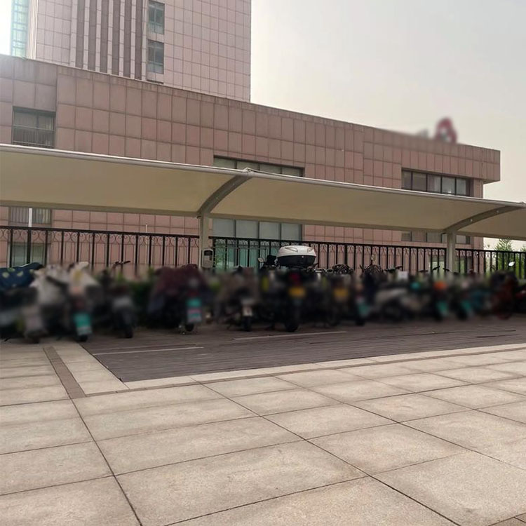 满洲里市膜结构电动车棚